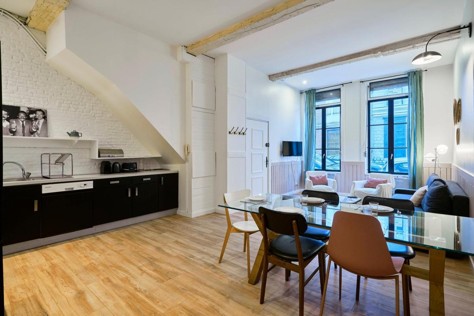 Old Lille: Charming Renovated Apartment Zewnętrze zdjęcie